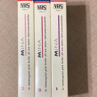 Rare VHS Mina Videorai (vol. 1-2-3)