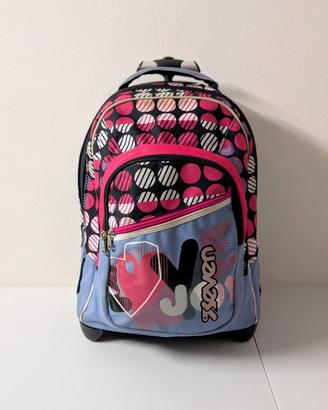 Zaino-Trolley Seven Fucsia e Lilla