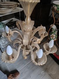 lampadario vetro di murano 