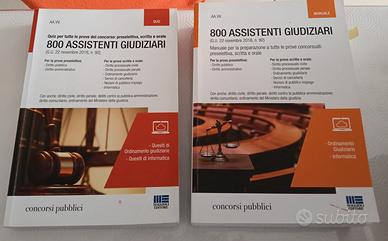 LIBRI PREPARAZIONE CONCORSI ASSISTENTE GIUDIZIARIO