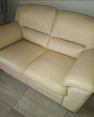 Divano in pelle 2 posti