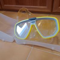 2 Maschere Sub Cressi + Tigullio con custodie