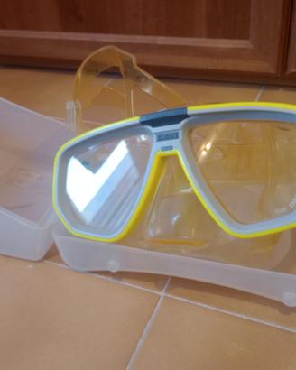 2 Maschere Sub Cressi + Tigullio con custodie