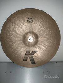 Piatto Zildjian K Dark Crash Thin 16" 