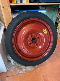 Ruotino di scorta 125/70 R15 4 fori, mai usato