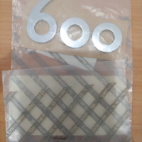 Fregio scritta posteriore Fiat 600