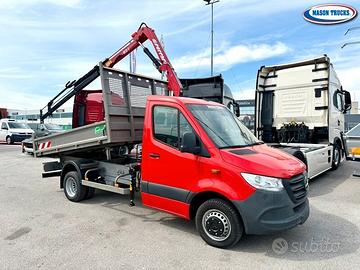 MERCEDES SPRINTER ribaltabile + GRU NUOVA