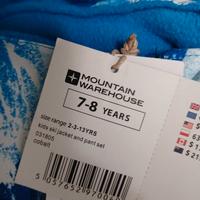 Tuta da sci nuova 7/8 anni