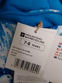 Tuta da sci nuova 7/8 anni