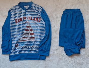 Pigiama Bambino blu chiaro 6-10-14Anni
