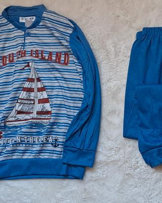 Pigiama Bambino blu chiaro 6-10-14Anni