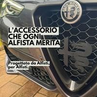 Logo calandra Alfa Romeo Stelvio/Giulia 16/22