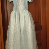 vestito carnevale elsa frozen 