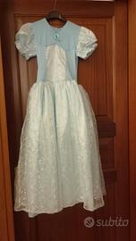 vestito carnevale elsa frozen 