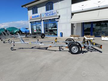 Carrello nuovo portata kg 750 senza freni scontato