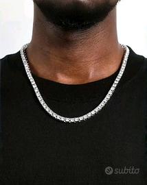 Collana Girocollo Tennis Iced Out