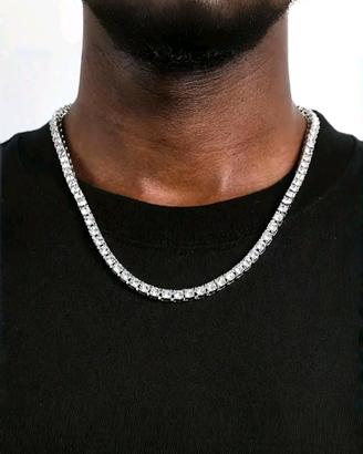 Collana Girocollo Tennis Iced Out