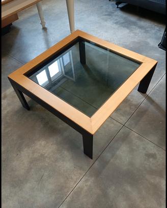 tavolino da salotto design rovere nero opaco 