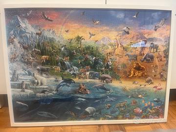 Quadro puzzle incorniciato 1000 pezzi