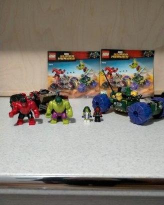 lego Marvel super Heroes 76078-hulk vs Red hulk
