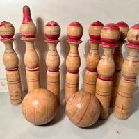 Gioco birilli in legno