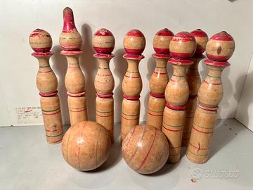 Gioco birilli in legno