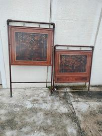 letto singolo in ferro battuto anni 30