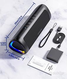 Cassa Bluetooth Portatile Potente 30W
