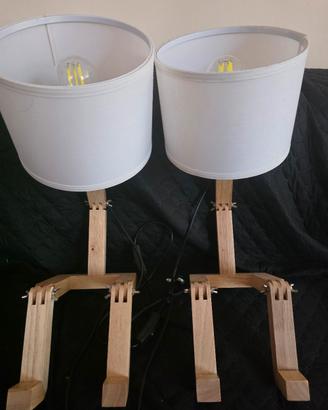 Coppia lampade da comodino