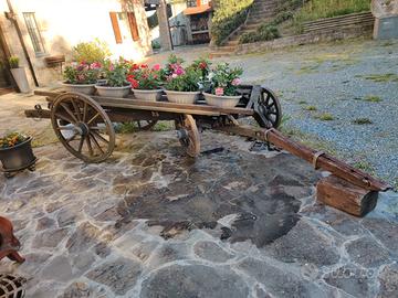 Carro in Legno - Ideale come decorazione