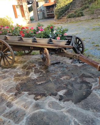 Carro in Legno - Ideale come decorazione