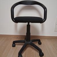 sedia a rotelle per scrivania 