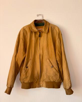 Giubbotto bomber in pelle Timberland vintage