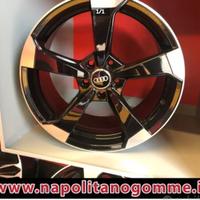 Cerchi rs3 rotor nero lucido Audi A5 A4 A6 A3 Q3 Q