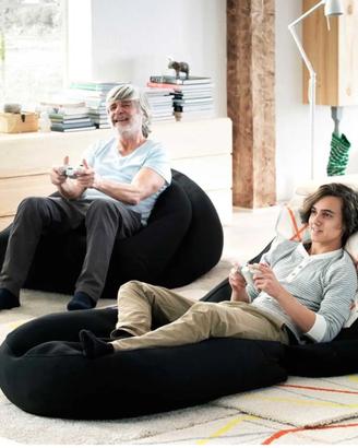 RISÖ Ikea pouf beanbag nero