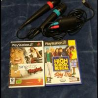Giochi PlayStation 2 + microfoni