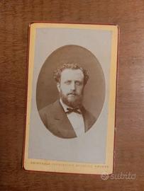 Antica foto uomo francese - fine 1800'
