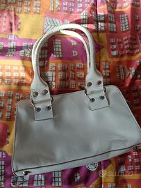 Borsetta Donna cuoio bianca Marca Prune