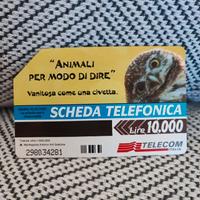 scheda Telefonica Telecom 