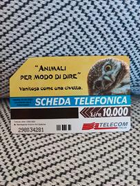 scheda Telefonica Telecom 