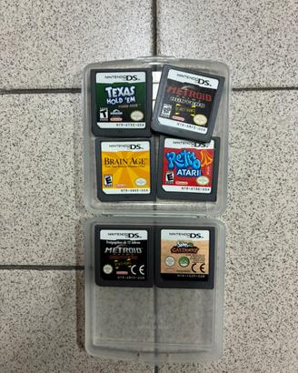 Lotto 6 giochi nintendo ds