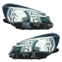 FARI PER TOYOTA YARIS 5P 14-16 FONDO NERO