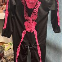 Costume da Halloween - Scheletro - Teschio - 128cm
