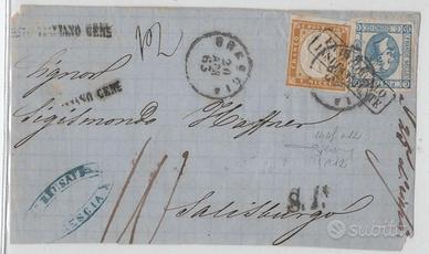 Italia Regno 1863 - Frontespizio Brescia-Austria