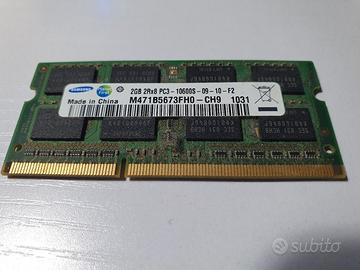 DDR3 SODIMM 2gb originale HP