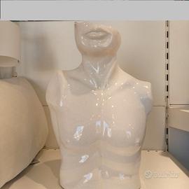 Busto uomo in ceramica