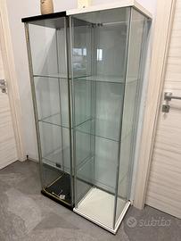 2 VETRINE IN VETRO / BACHECHE – 163 × 35 CM
