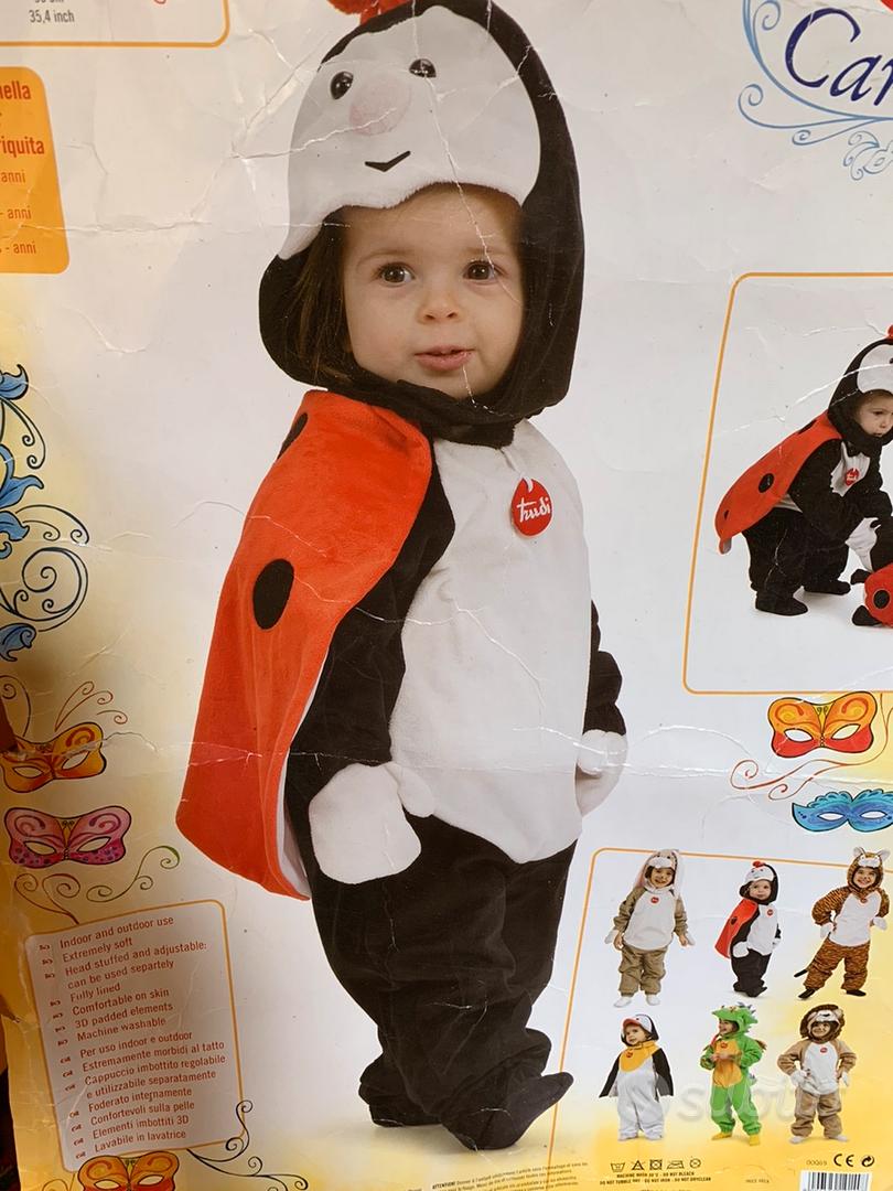 Costume Coccinella Bambina 1 Anno Trudi