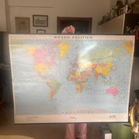 Carta geografica vintage