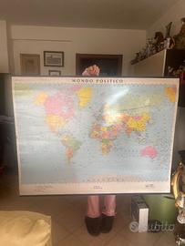 Carta geografica vintage